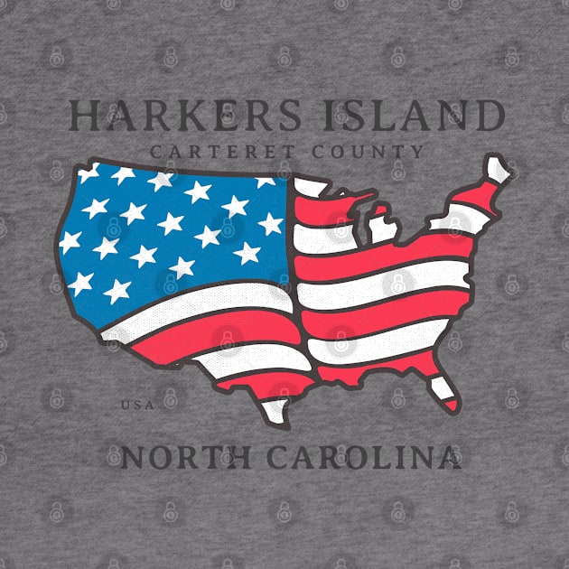 Harkers Island, NC Summer Patriotic Pride This Fourth by Contentarama